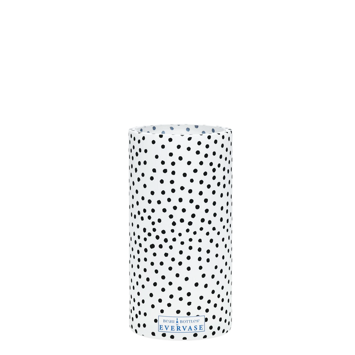 EverVase Wrap Black & White Dots — 360 view