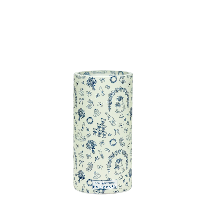 EverVase Wrap Blue Wedding Toile — 360 view