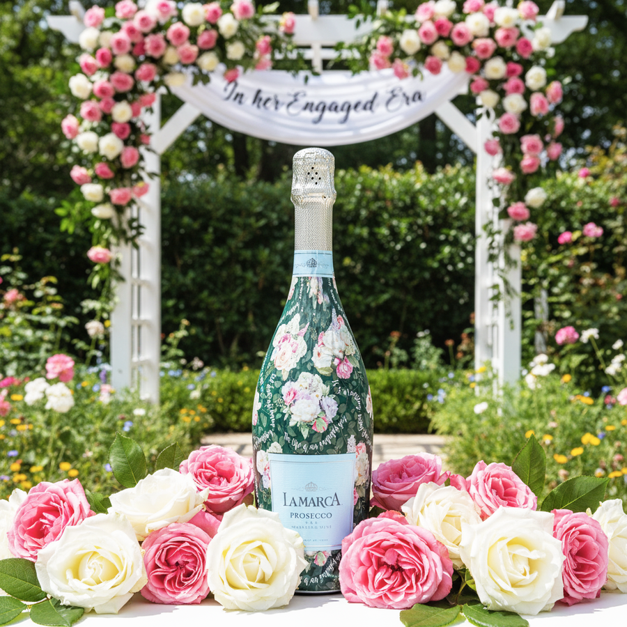 Engaged Era Bottle Wrap on La Marca Prosecco