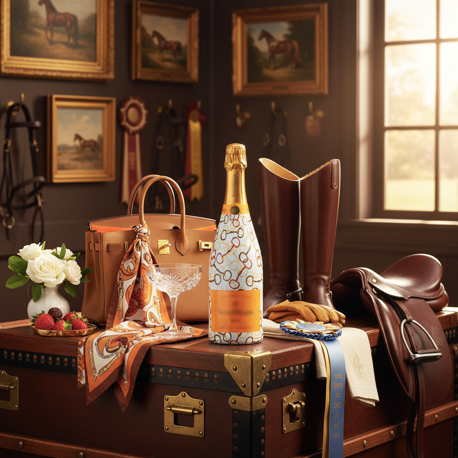 Beau Bottles Equestrian Loops- Champagne Collection