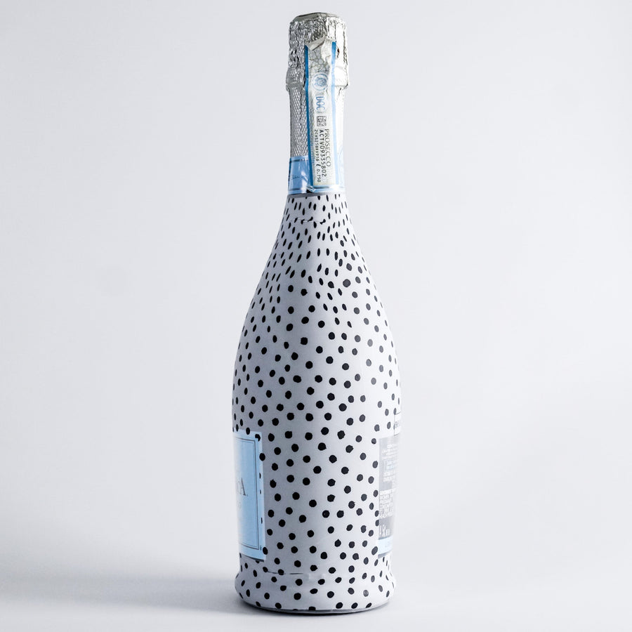 Beau Bottles Black and White Dots - Prosecco Collection