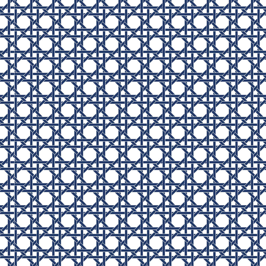 Navy and White Cane – Champagne Collection Bottle Wrap on Champagne Bottle