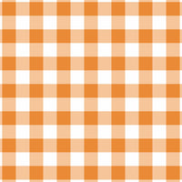 Thumbnail for Orange and White Gingham – Champagne Collection Bottle Wrap on Champagne Bottle