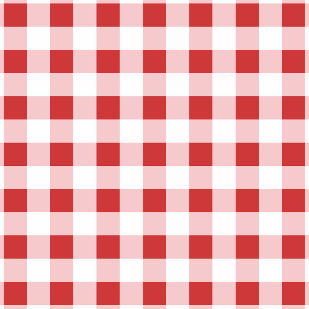 Red and White Gingham Mini Bottle Wrap Set on Mini La Marca Prosecco