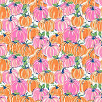 Thumbnail for Pink and Orange Pumpkins Bottle Wrap on Champagne Bottle
