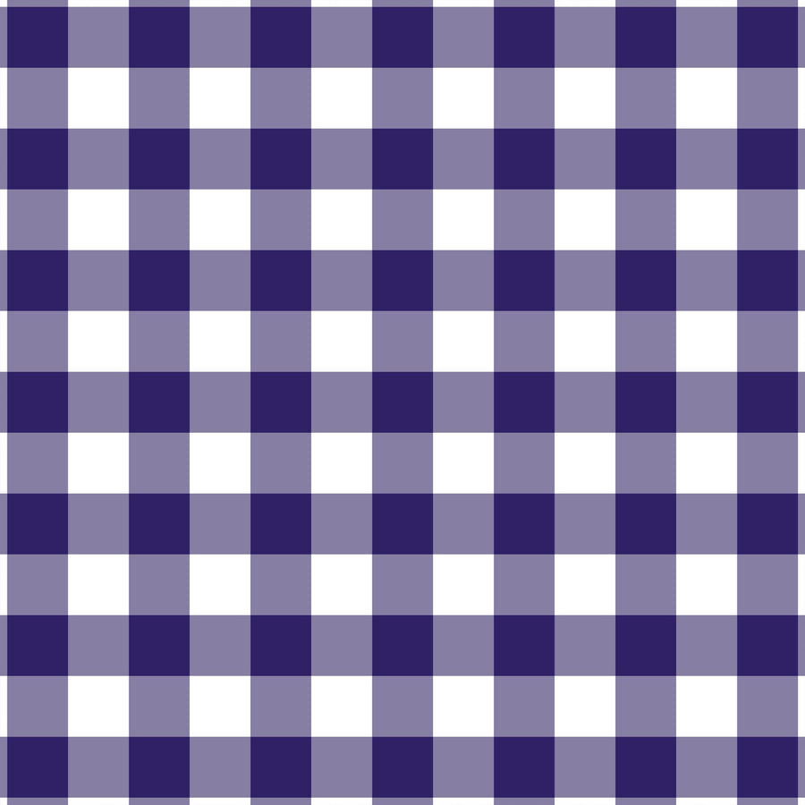 Purple and White Gingham – Champagne Collection Bottle Wrap on Champagne Bottle