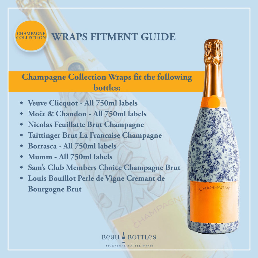 Blue Floral Bundle- Champagne Collection