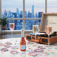 Thumbnail for Friendship Bracelets Mini Bottle Wrap Set on Mini La Marca Prosecco