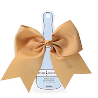 Thumbnail for Beau Bottles Old Gold Grosgrain Bottle Bow