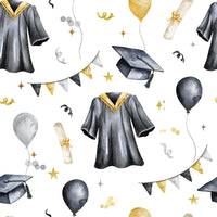 Thumbnail for Black and Gold Graduation Bottle Wrap on La Marca Prosecco