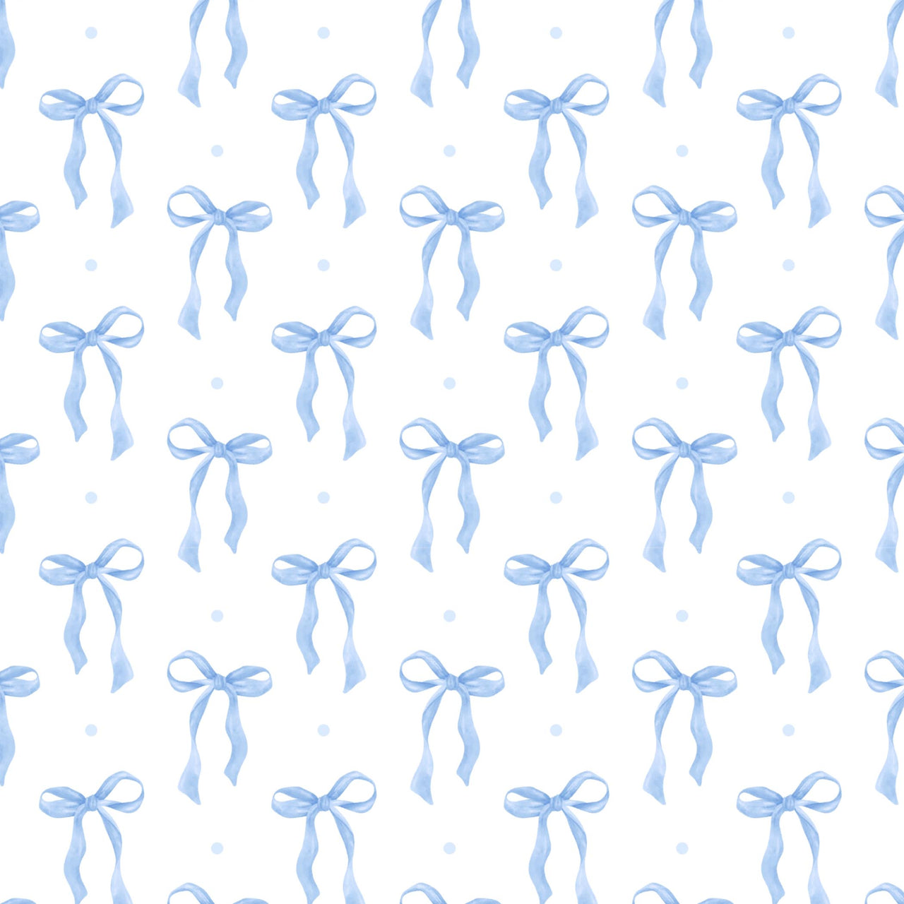 Blue Bow Cocktail Napkins cocktail napkins matching the bottle wrap design (view 4)