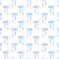 Thumbnail for Blue Bow Cocktail Napkins cocktail napkins matching the bottle wrap design (view 4)