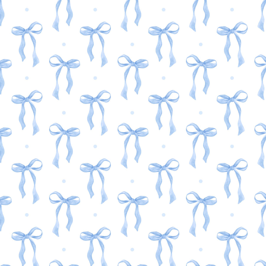 Beau Bottles Blue Bow Cocktail Napkins