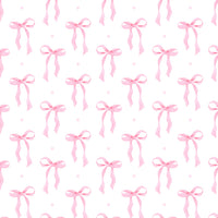 Thumbnail for Pink Bow Cocktail Napkins