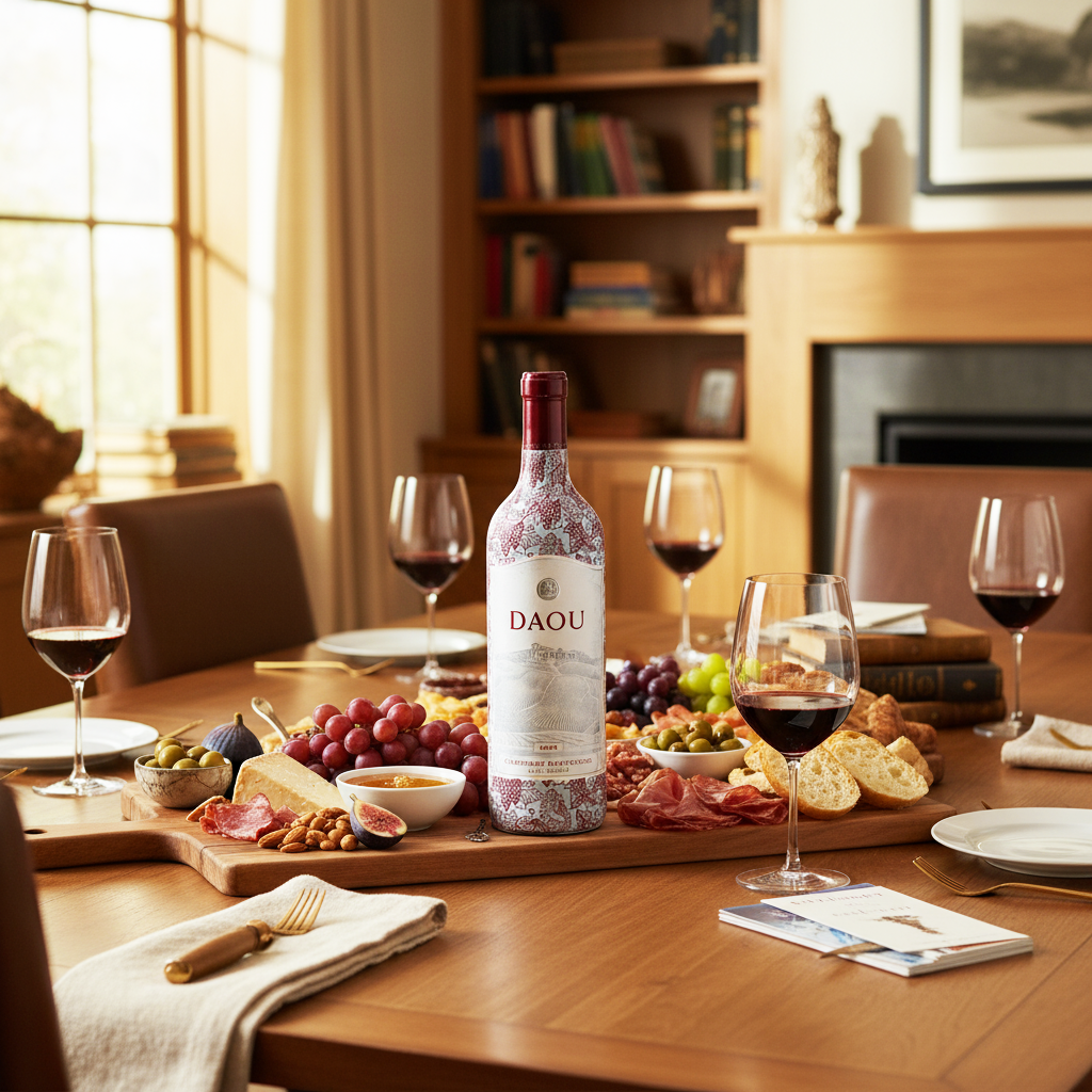 Grape Vine Bottle Wrap on DAOU Wine