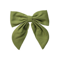 Thumbnail for Beau Bottles Green Linen Bottle Bow