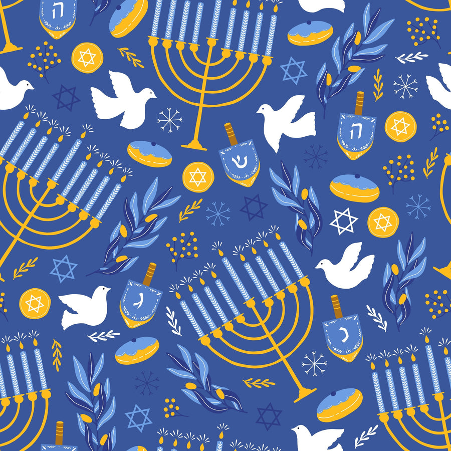 Limited Edition Hanukkah Bottle Wrap on La Marca Prosecco