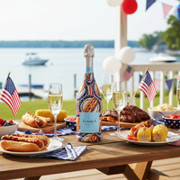 Thumbnail for Summer Hot Dog Bottle Wrap on La Marca Prosecco