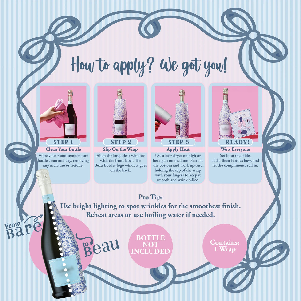 Beau Bottles Amalfi Lemon - Prosecco Collection