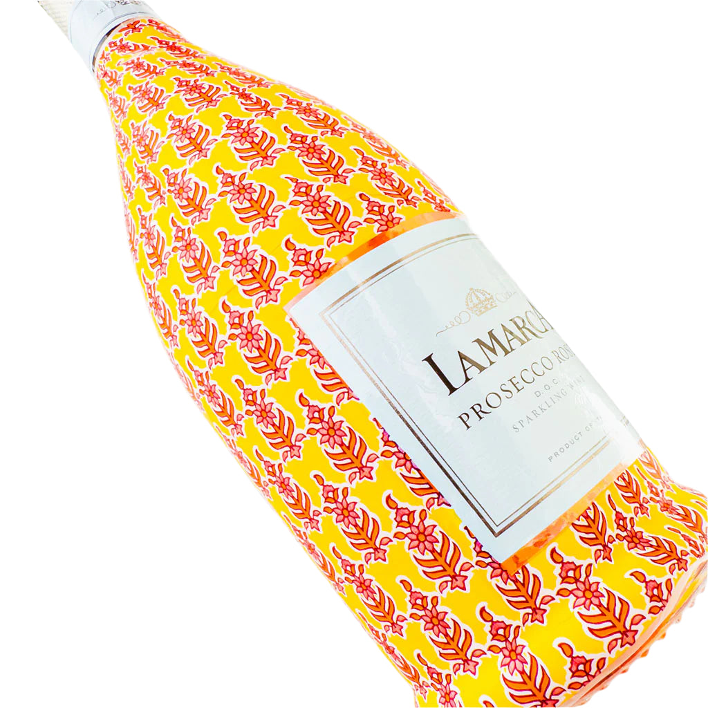 Beau Bottles Indian Yellow Leaf Blockprint- La Marca Edition