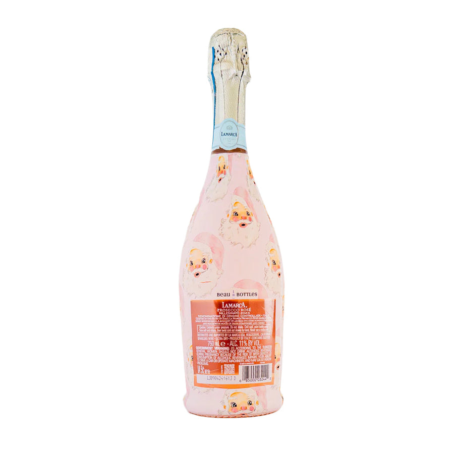 Beau Bottles Christmas Chic Watercolor Pink Santa- La Marca Edition - Beau Bottles