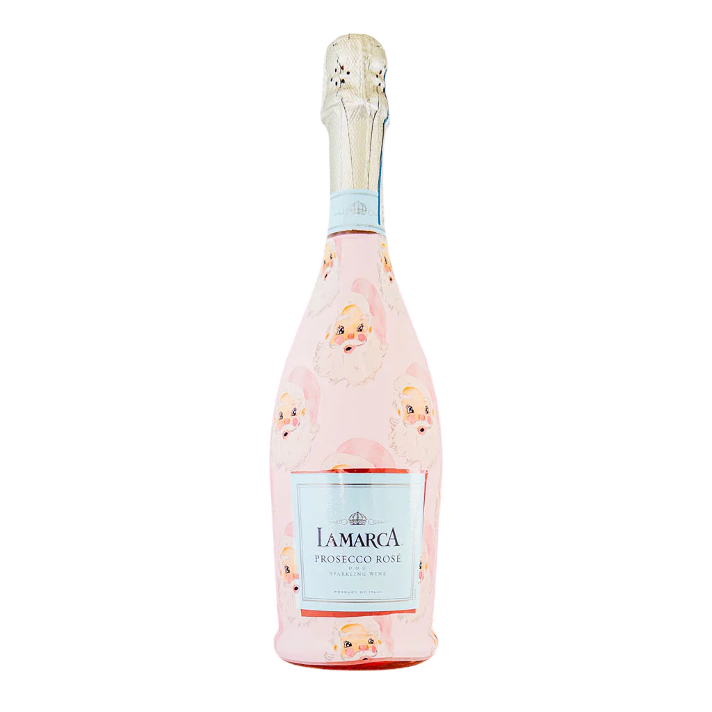 Beau Bottles Christmas Chic Watercolor Pink Santa- La Marca Edition