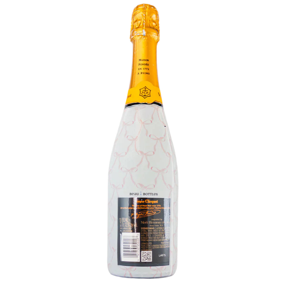 Beau Bottles Grandmillenial Pink Bows - Veuve Edition - Beau Bottles
