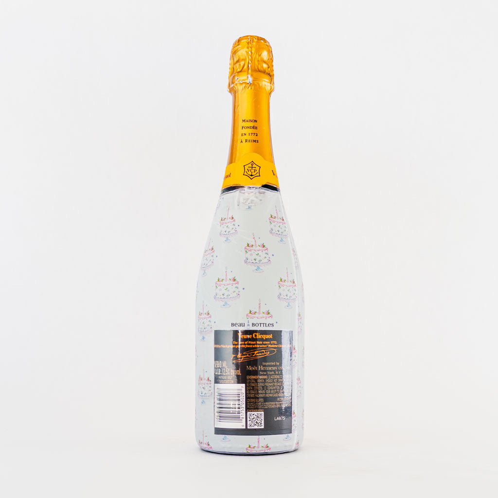 Beau Bottles Wrap Veuve Grandmillenial Pastel Birthday Cakes