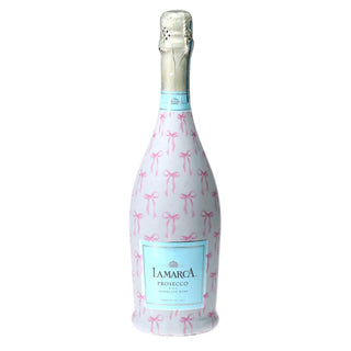 Beau Bottles Grandmillennial Pink Bows - Prosecco Collection