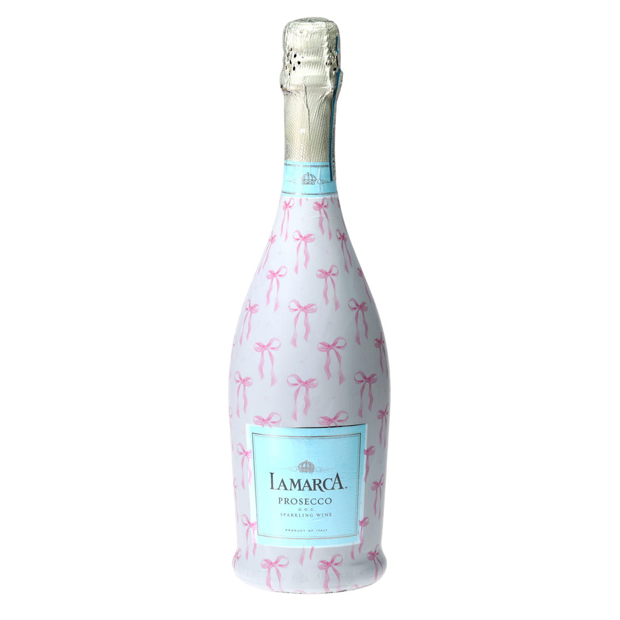 Beau Bottles Grandmillennial Pink Bows - Prosecco Collection