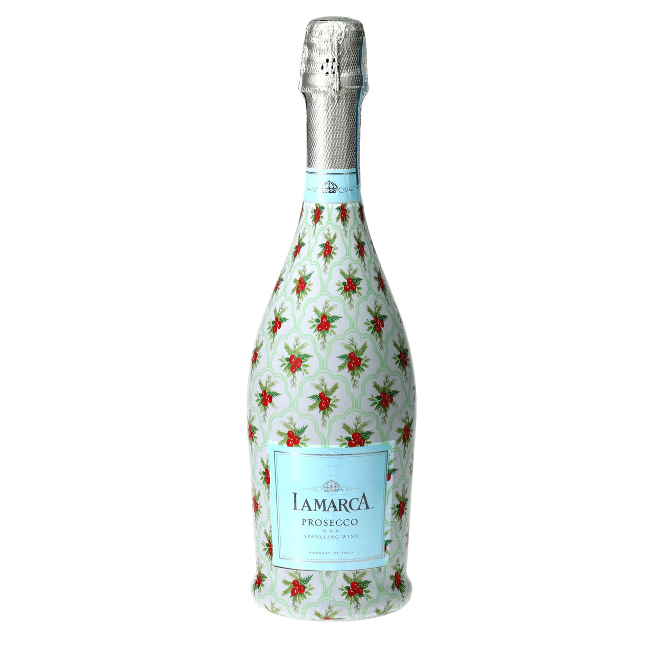 Beau Bottles Limited Edition Scalloped Christmas Berries- Prosecco Collection