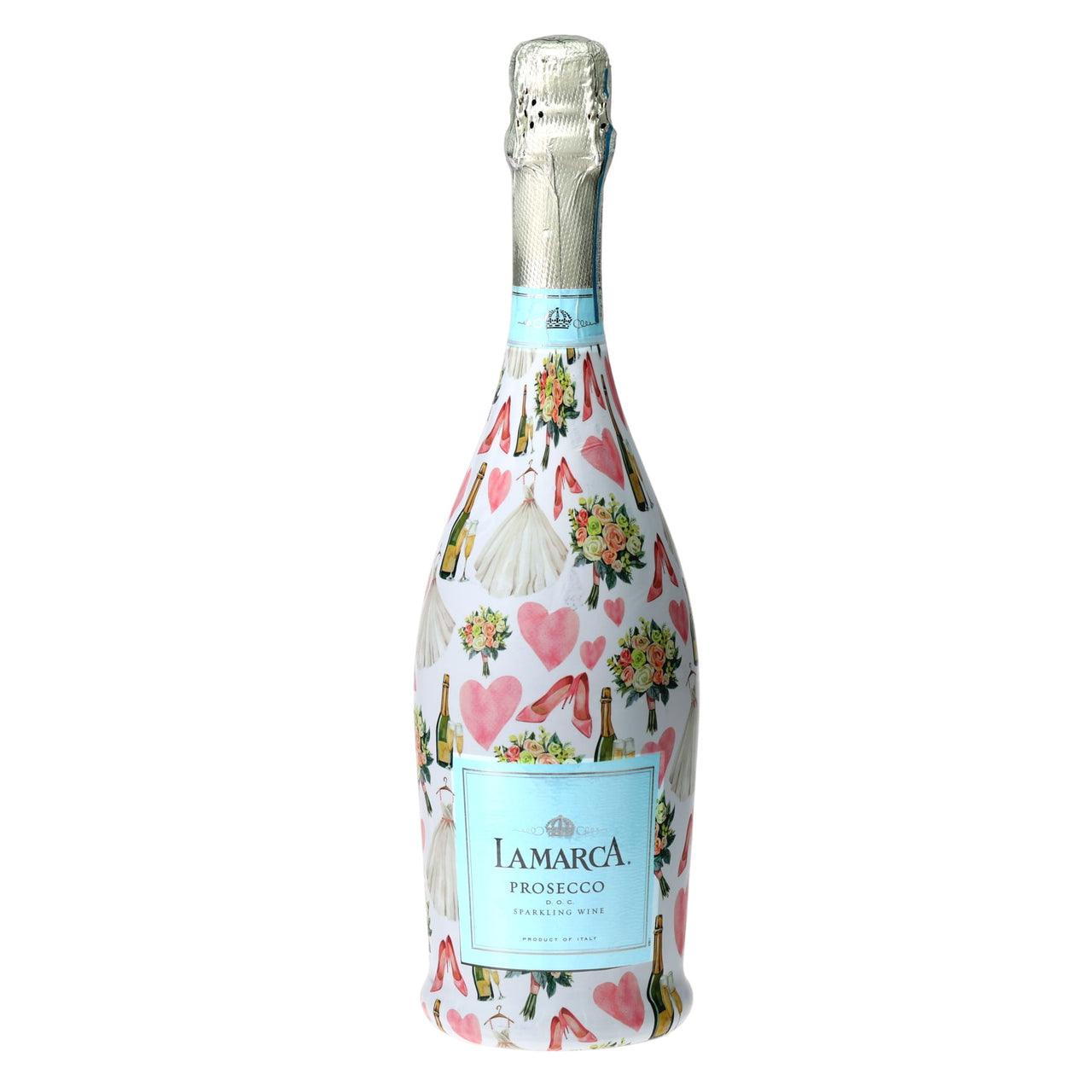 Wedding Romance Prosecco Bottle Wrap