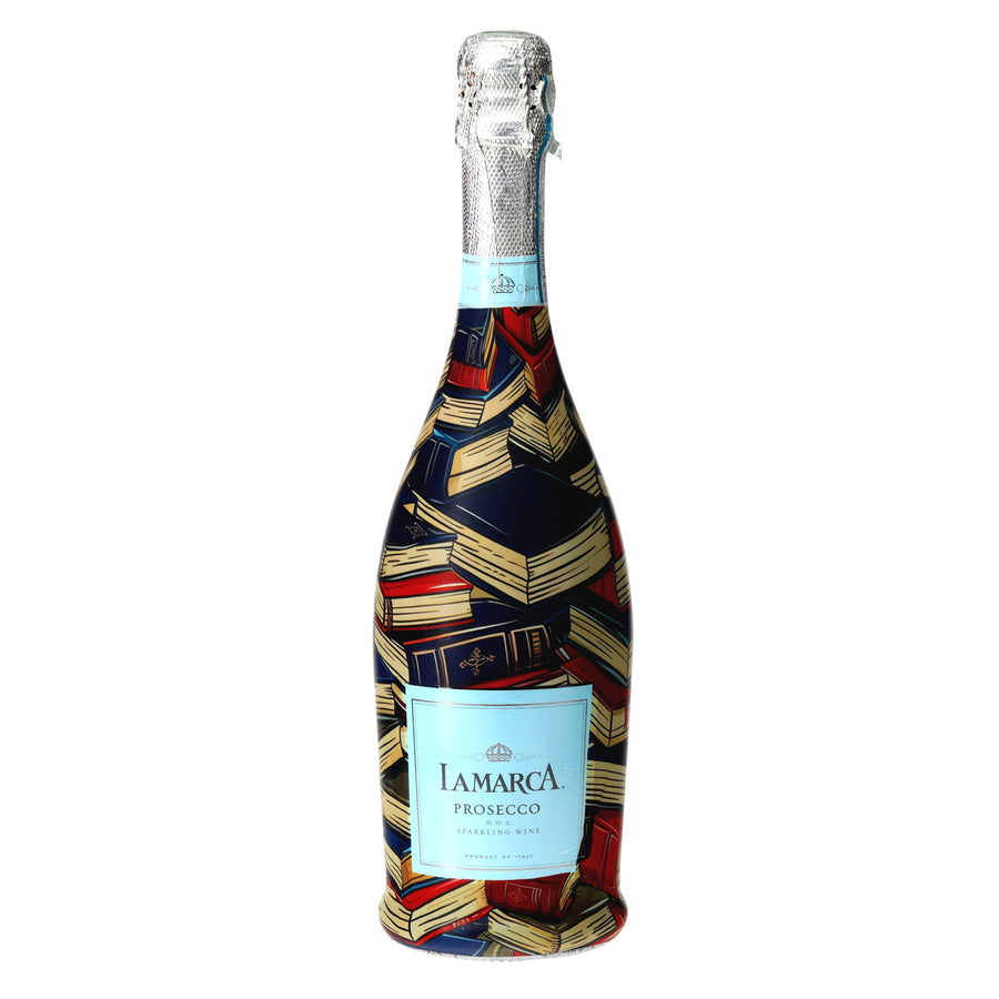 Library Prosecco Bottle Wrap