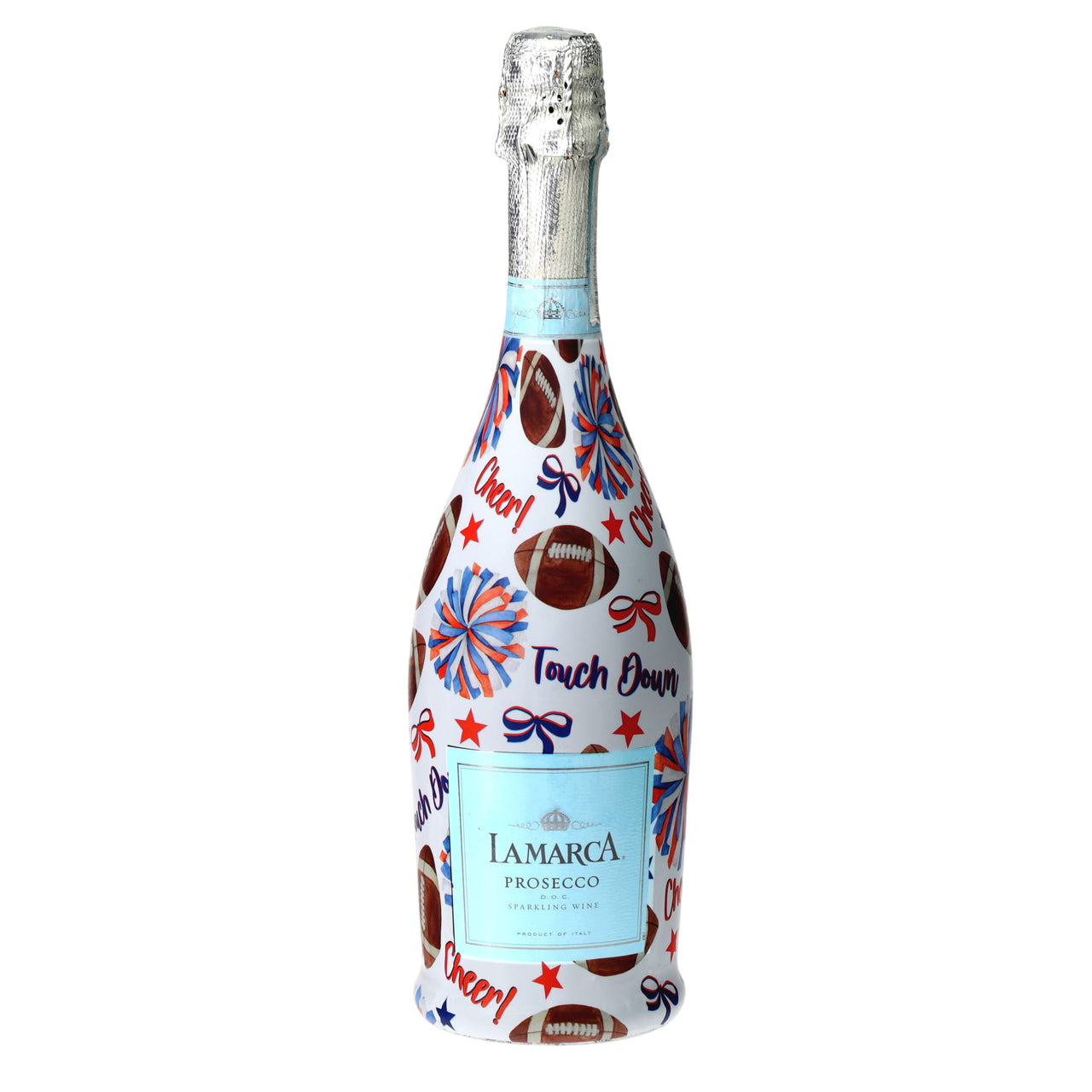 Beau Bottles Blue and Orange Game Day - Prosecco Collection