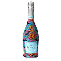 Thumbnail for Preppy Halloween Bats Prosecco Bottle Wrap