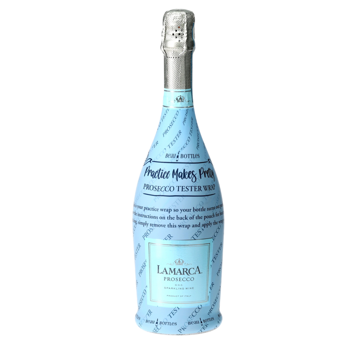 Practice Bottle Wrap - Prosecco Tester — 360 view