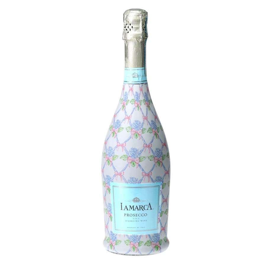 Beau Bottles Hydrangea Lattice - Prosecco Collection — 360 view