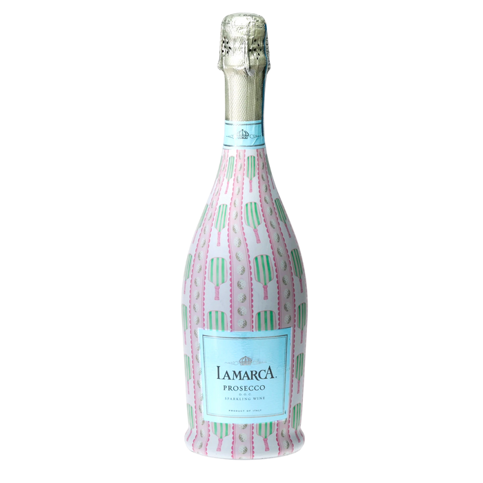 Dinks & Drinks Prosecco Bottle Wrap — 360 view