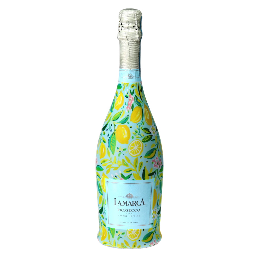 Beau Bottles Preppy Lemons - Prosecco Collection — 360 view