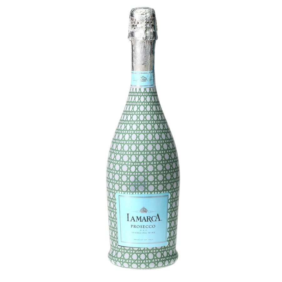 Beau Bottles Sage and White Cane - Prosecco Collection — 360 view