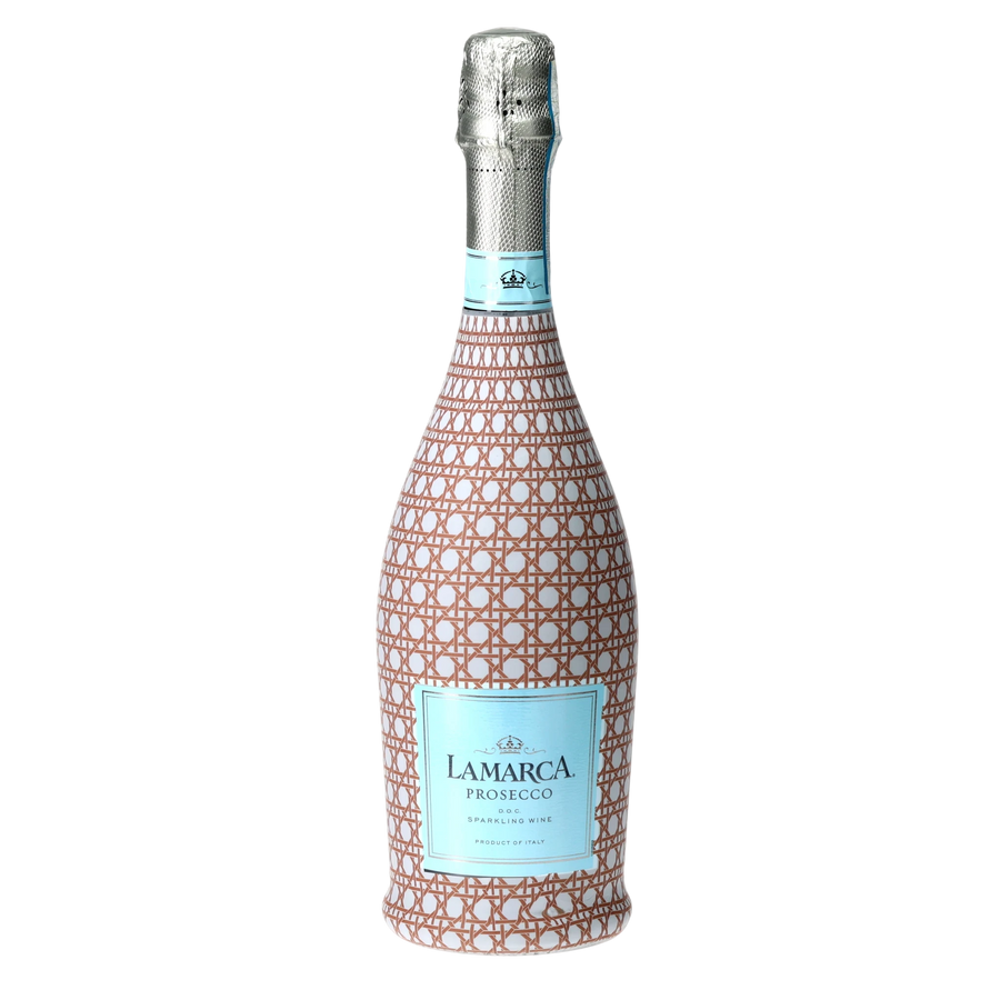Beau Bottles Brown and White Cane - Prosecco Collection — 360 view