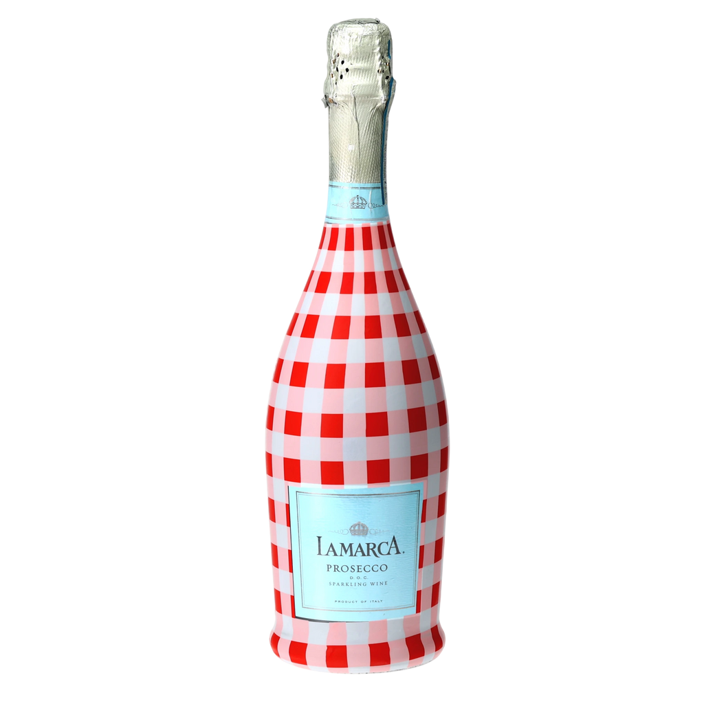 Beau Bottles Red and White Gingham - Prosecco Collection