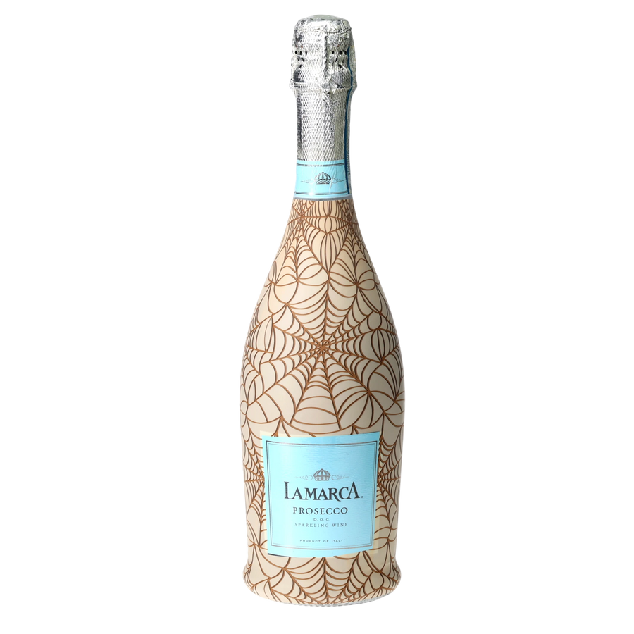 Autumn Web Prosecco Bottle Wrap — 360 view