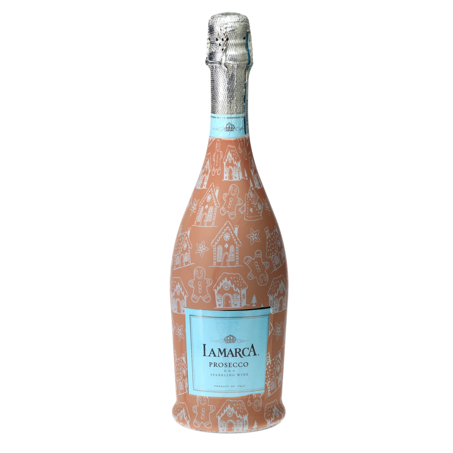 Beau Bottles Gingerbread Village - Prosecco Collection — 360 view