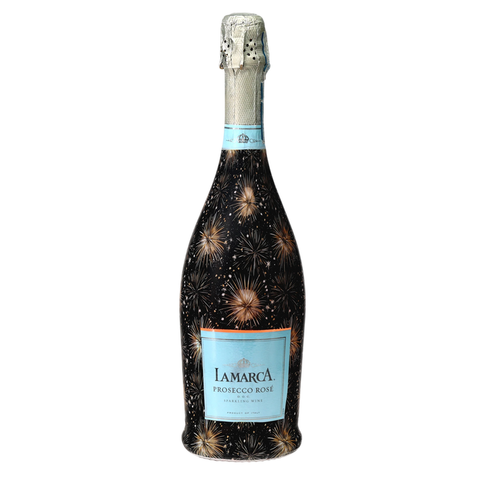 Fireworks Prosecco Bottle Wrap — 360 view