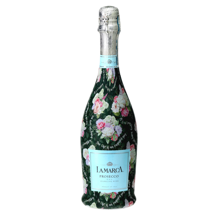 Engaged Era Prosecco Bottle Wrap — 360 view