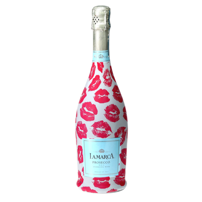 Sealed with a Kiss Prosecco Bottle Wrap — 360 view