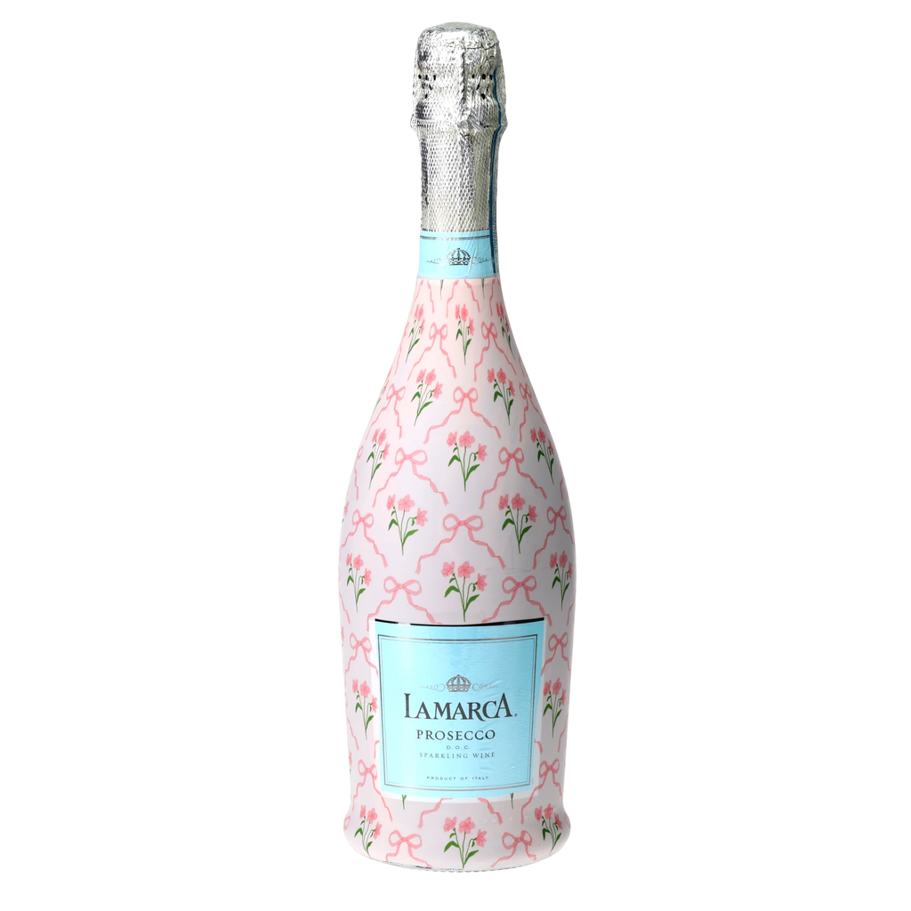 Beau Bottle Pink Bows and Blossoms - Prosecco Collection