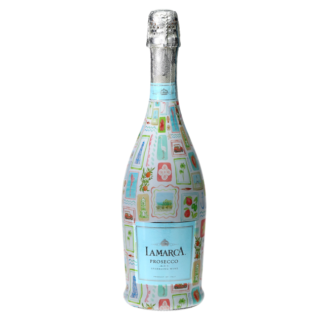 Little Blue Designs From FL with Love Prosecco Bottle Wrap