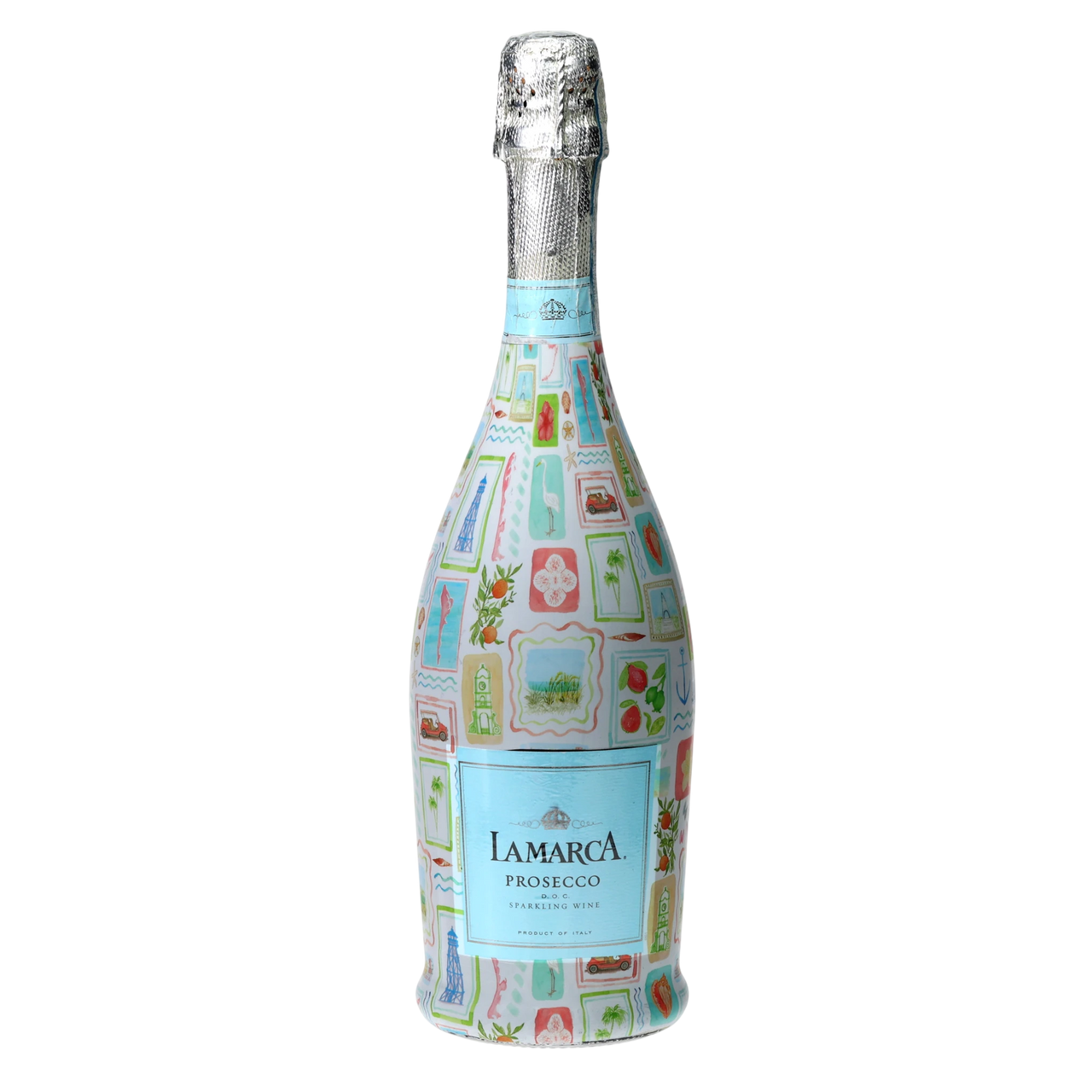 Beau Bottles Little Blue Designs From FL with Love - Prosecco Collection